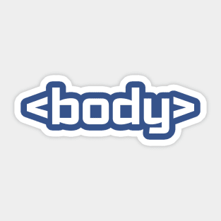 Coder:  Body Tag Sticker